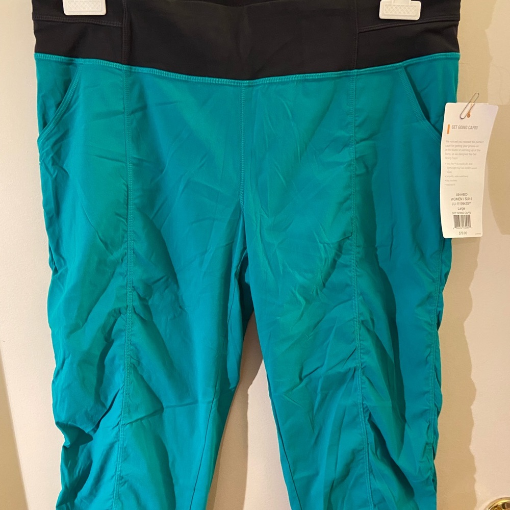 Lucy Seaweed Get Going Capri Pants
